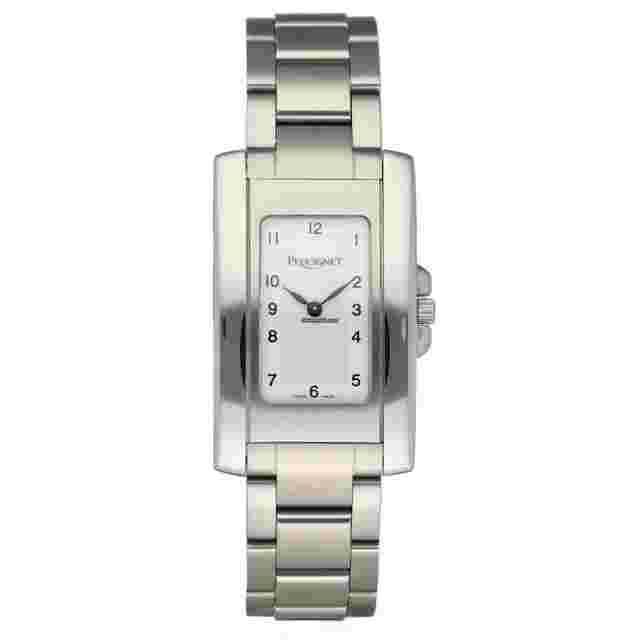 Pequignet
                           
                                 061 Tank 24 mm Stainless Steel White Arabic Dial Quartz Women's Watch