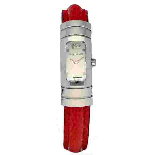 Pequignet
                           
                                 154 Silver Dial Red Leather Swiss Quartz Women's Watch