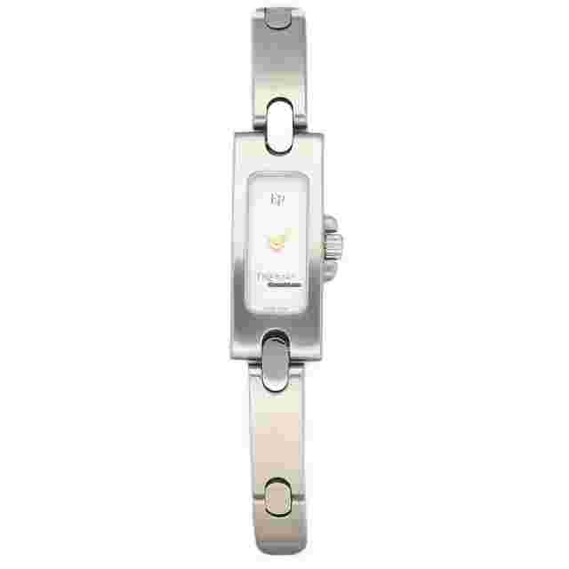 Pequignet
                           
                                 2037 Petite Rectangle Stainless Steel White Dial Quartz Women's Watch