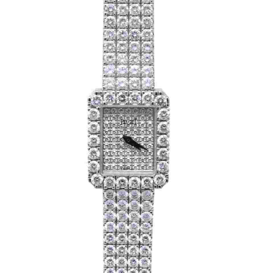 Piaget
                           
                                 Tradition 18K White Gold and Diamond Quartz Ladies Watch