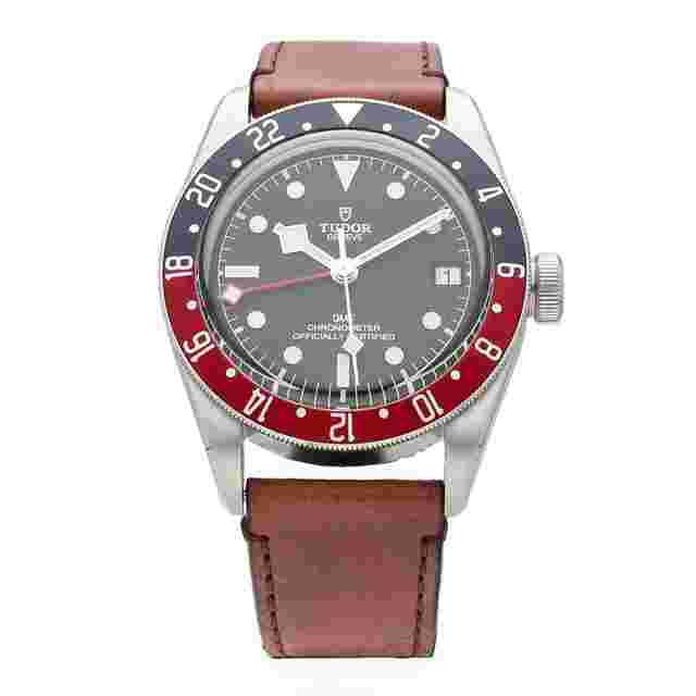 Tudor Black Bay GMT
                           
                                 79830RB Heritage Pepsi 41 mm Leather Automatic Men's Watch