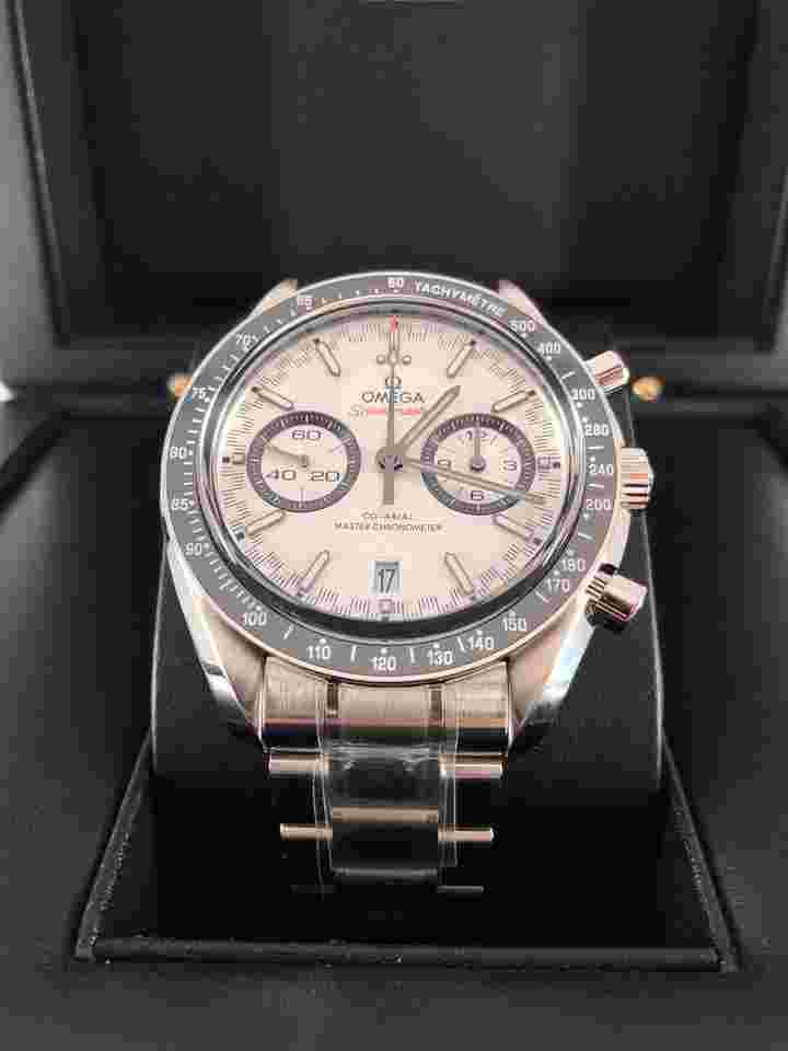 Omega Speedmaster Racing
                           
                                 basel one Speedmaster Racing two counter white steel panda 44mm international warranty