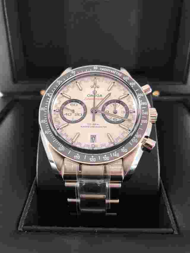 Omega Speedmaster Racing
                           
                                 basel one Speedmaster Racing two counter white steel panda 44mm international warranty