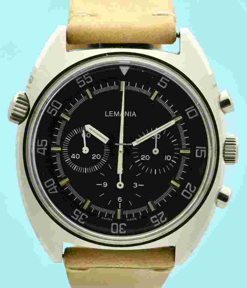 Lemania
Stainless Steel Chronograph Ref. 9658