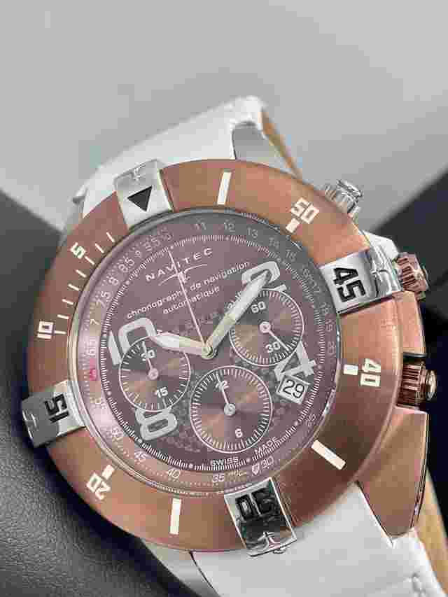 Navitec TCA Bronze Tango Charlie Chronograph 48mm Swiss ETA 2894 Automatic 200m