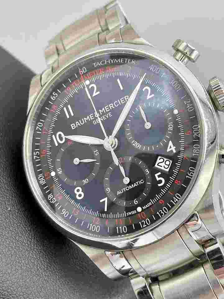 Baume & Mercier Capeland
Chronograph XL Swiss Automatic Black Dial 42mm Bracelet