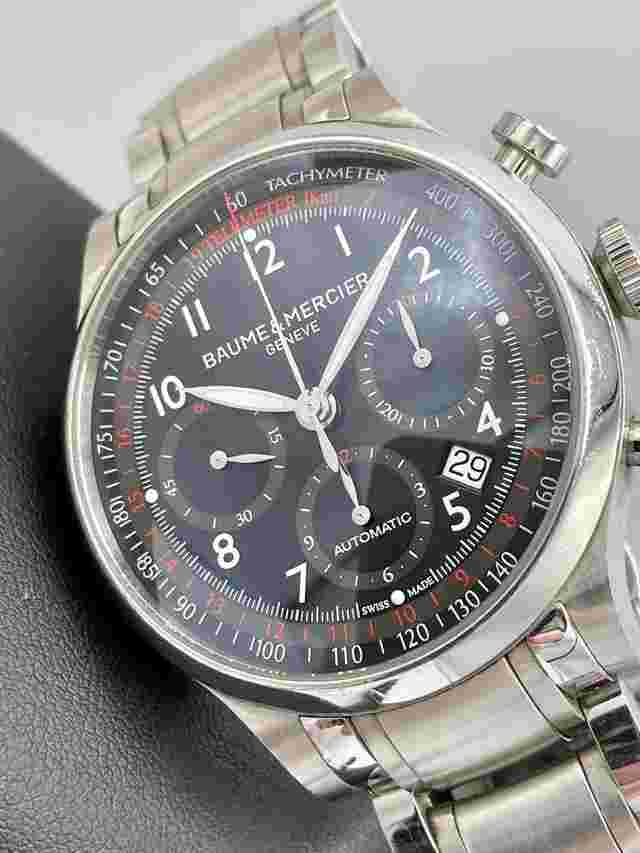 Baume & Mercier Capeland
                           
                                 Chronograph XL Swiss Automatic Black Dial 42mm Bracelet