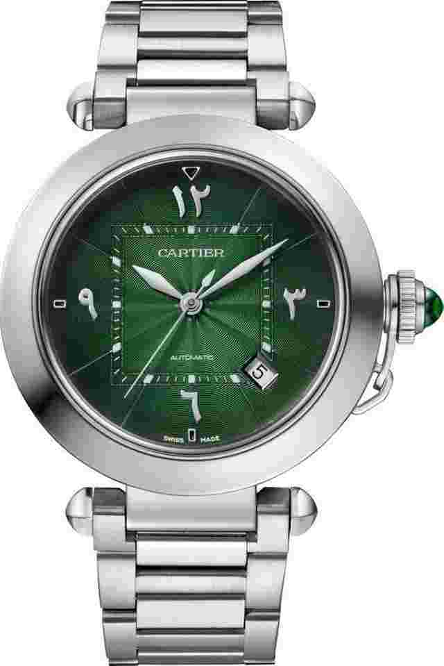 Cartier Pasha
                           
                                 Automatic 41mm Middle East Special Edition GreenDial Men WSPA0022