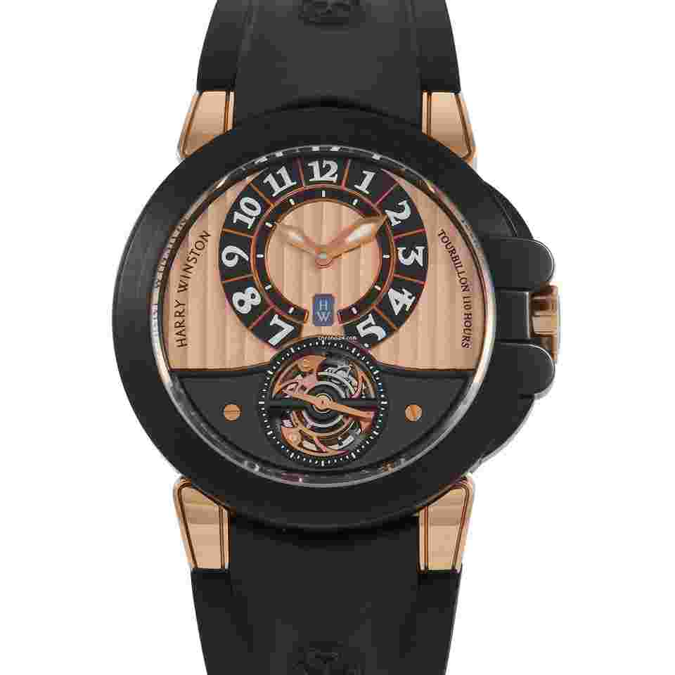 Harry Winston Ocean
                           
                                 Tourbillon Watch 400-MAT44RK