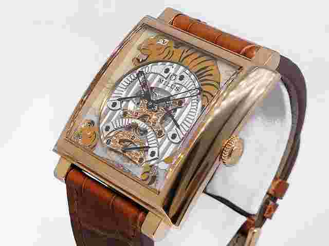 Milus Herios
                           
                                 Tri-retrograde Tiger HERTZP02 18k Rose Gold LTD18p