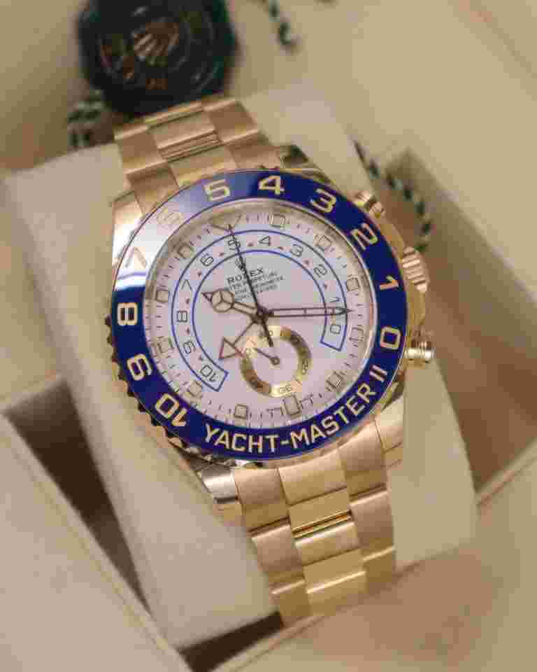 Rolex Yacht-Master II
44mm “Mercedes Hands” 18K Yellow Gold Unworn “In Stock”