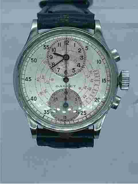 Gallet
                           
                                 Chronograph MultiChron Regulator MonoPusher DocVenus140 Military Officers Multi Scale Dial