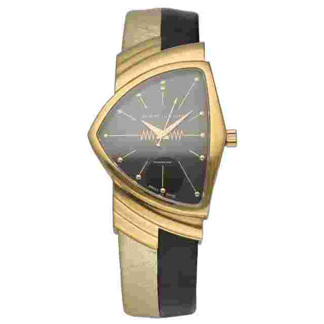 Hamilton Ventura
                           
                                 H244210 Ventura 50th Anniversary Limited Edition Gold Plated Mens Watch