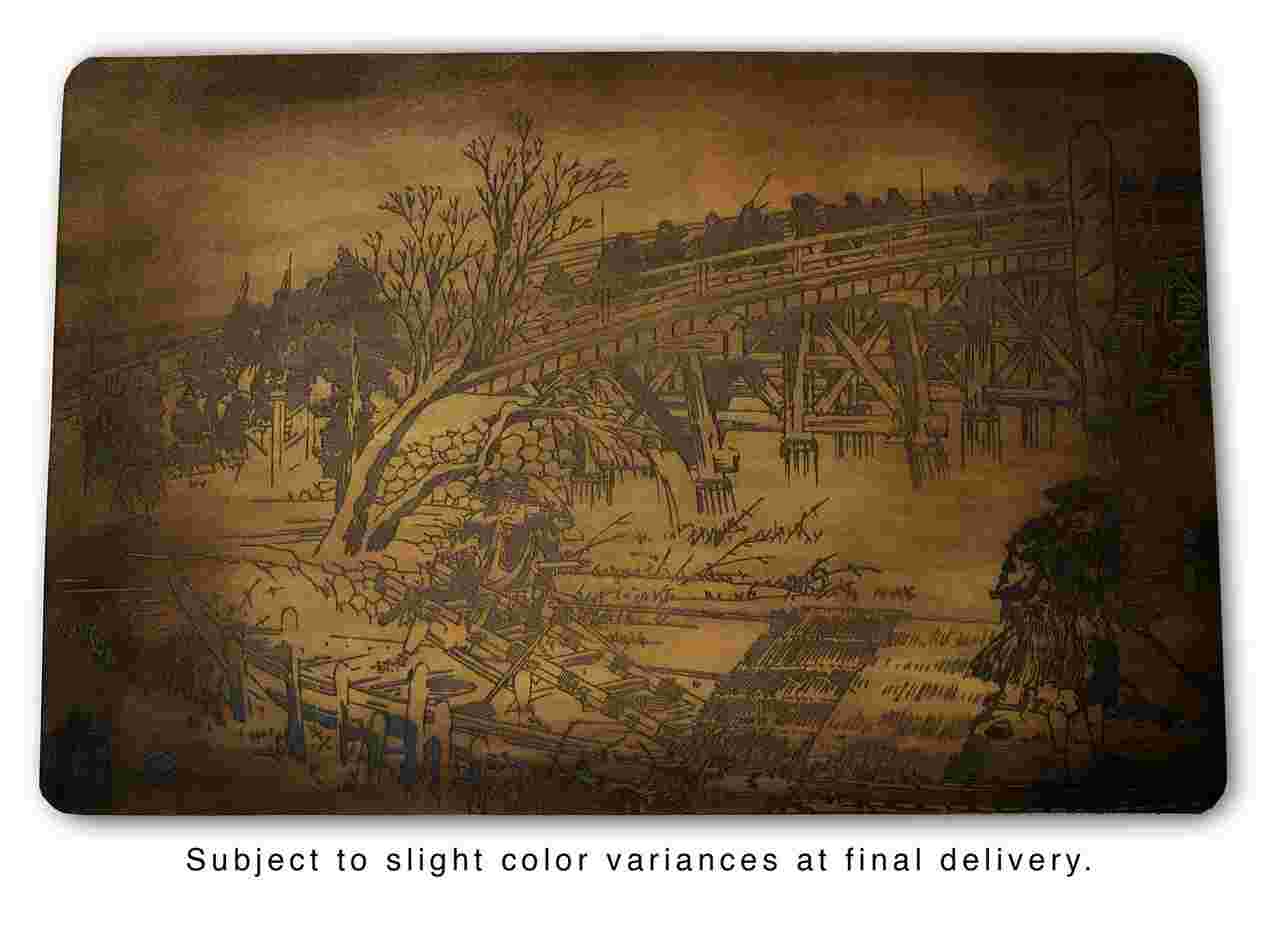 Hajime Asaoka Kurono Tokyo / Chrono Tokyo "Hiroshige" Watch Pad - Handmade Limited Edition