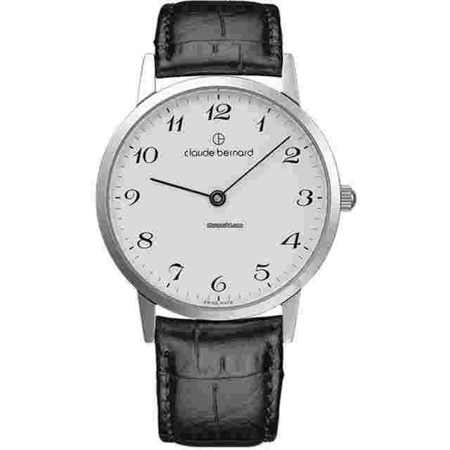 Claude Bernard
                           
                                 20206 3 BB Men's Classic Watch black leather strap