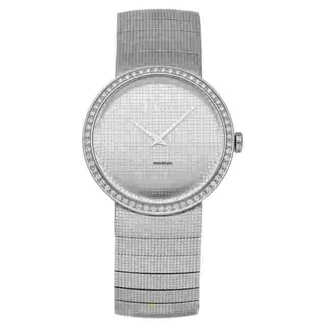 Dior
                           
                                 CD042111 Diamond Bezel Stainless Steel 33 mm Women's Watch