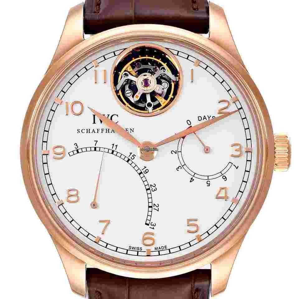 IWC Portuguese Tourbillon
                           
                                 Mystere Retrograde Rose Gold Mens Watch IW504402 Box Card