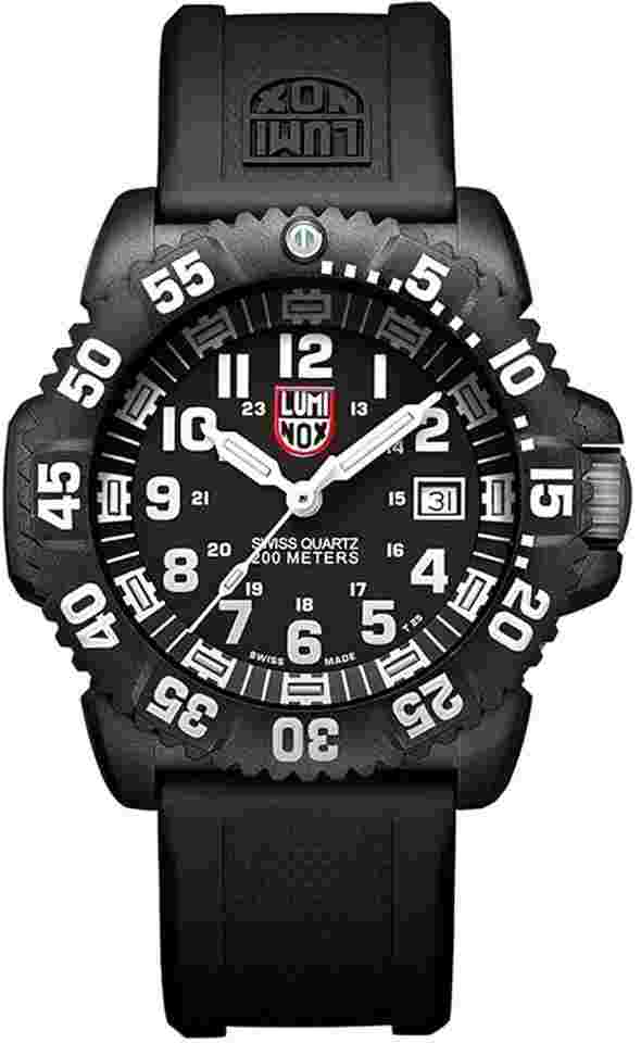 Luminox Navy Seal Colormark
                           
                                 XS.3051.F 44mm Carbon Black Rubber Quartz Mens Watch