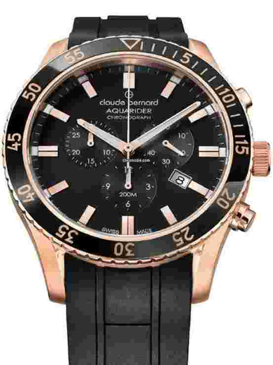 Claude Bernard
10223 37RNCA NIR Aquarider Analog Display Swiss Quartz Black Watch