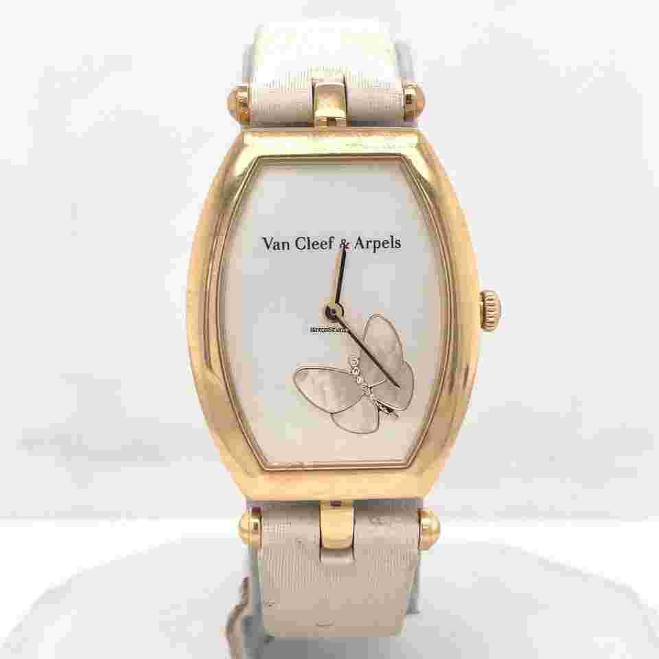 Van Cleef & Arpels
                           
                                 Ladies Quartz 26mm 18k Yellow Gold MOP & Diamond Dial HH13180