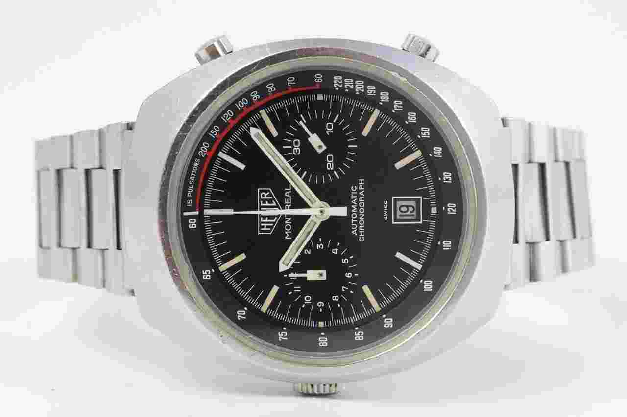 Heuer
                           
                                 Montreal Automatic Chronograph 110.503N 1970er 42mm Edelstahl