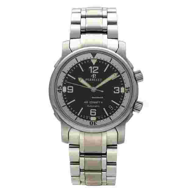 Perrelet
                           
                                 Air Zermatt II Black Dial Stainless Steel 36.5 mm Automatic Men's Watch