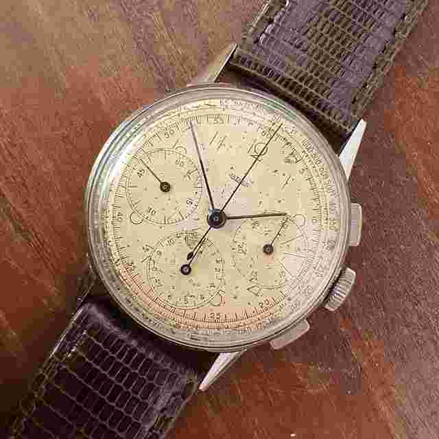 Jaeger-LeCoultre Vintage
                           
                                 Chronograph Tri-compax Vintage - Cal. Universal 287 - Patina Dial - RARE