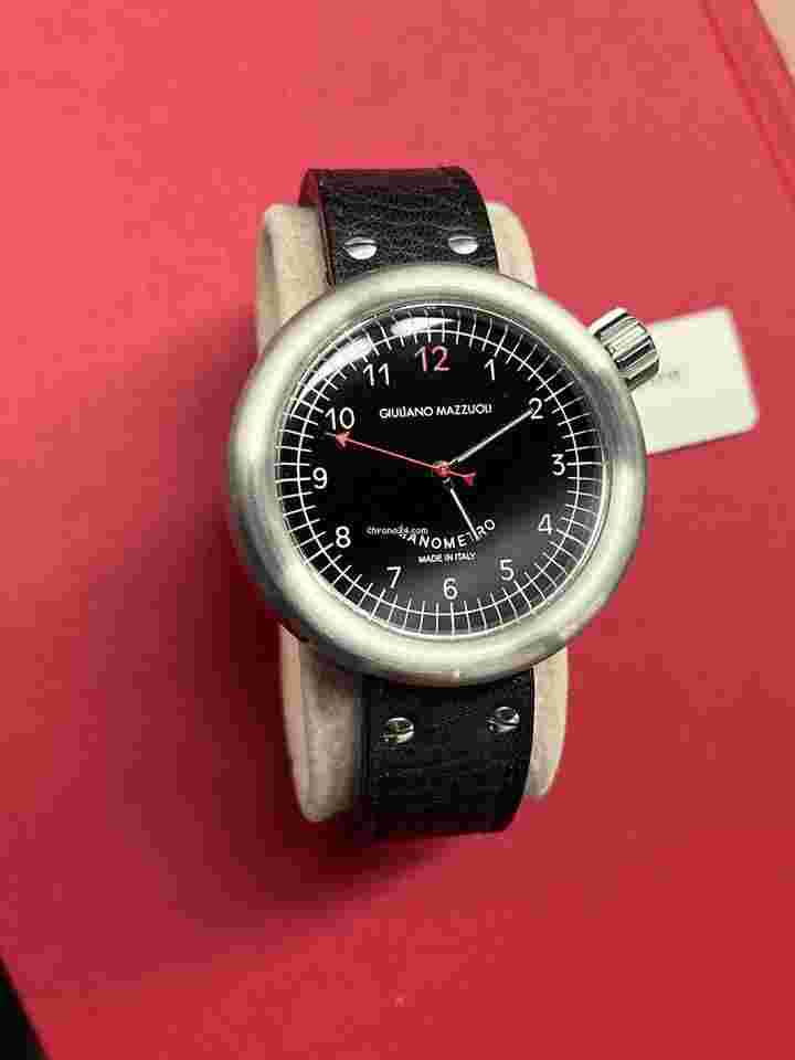 Giuliano Mazzuoli Manometro
                           
                                 Black Dial Stainless Steel 45mm Swiss ETA Automatic