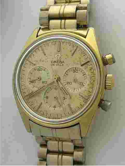 Omega
De Ville Chronograph Screw Down Back Tropical Dial Ref.145.018 Cal.861 Vintage3Reg. Swiss