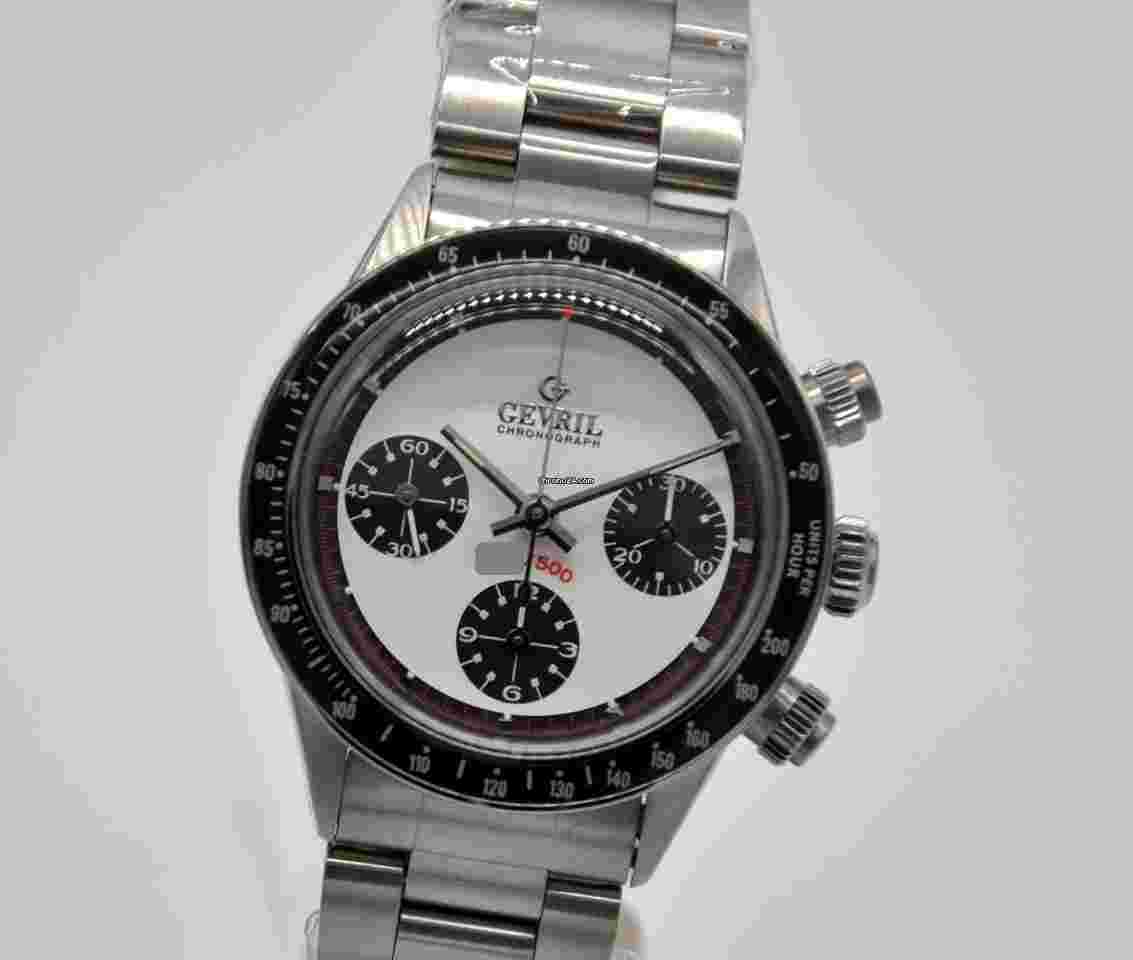 Gevril
                           
                                 Tribeca Paul Newman NEW RELEASE Chronograph Steel White LIMITED Automatic