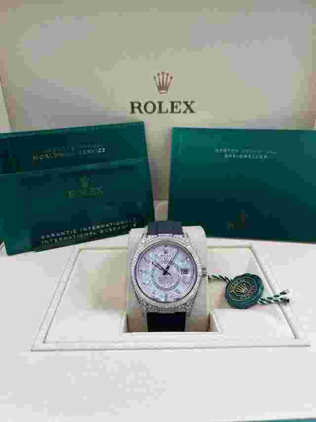 Rolex Sky-Dweller
                           
                                 Meteorite Dial White Gold Oysterflex Bracelet 326259TBR Unworn 2022+