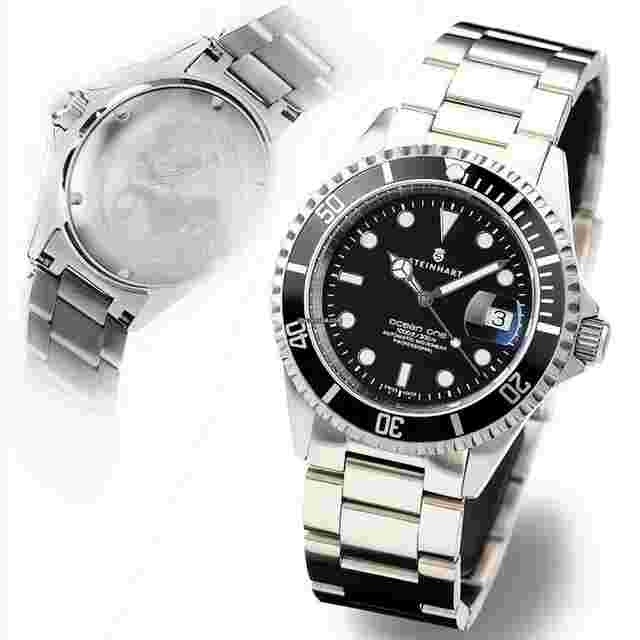 Steinhart Ocean 1
                           
                                 One BLACK Automatic Men's Diver Watch Black Bezel / Black Dial 103-0903