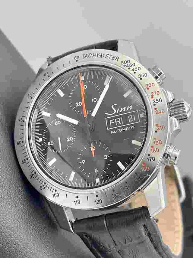 Sinn 303
                           
                                 Drivers Chronograph 41mm Swiss Valjoux 7750 Automatic Black Dial