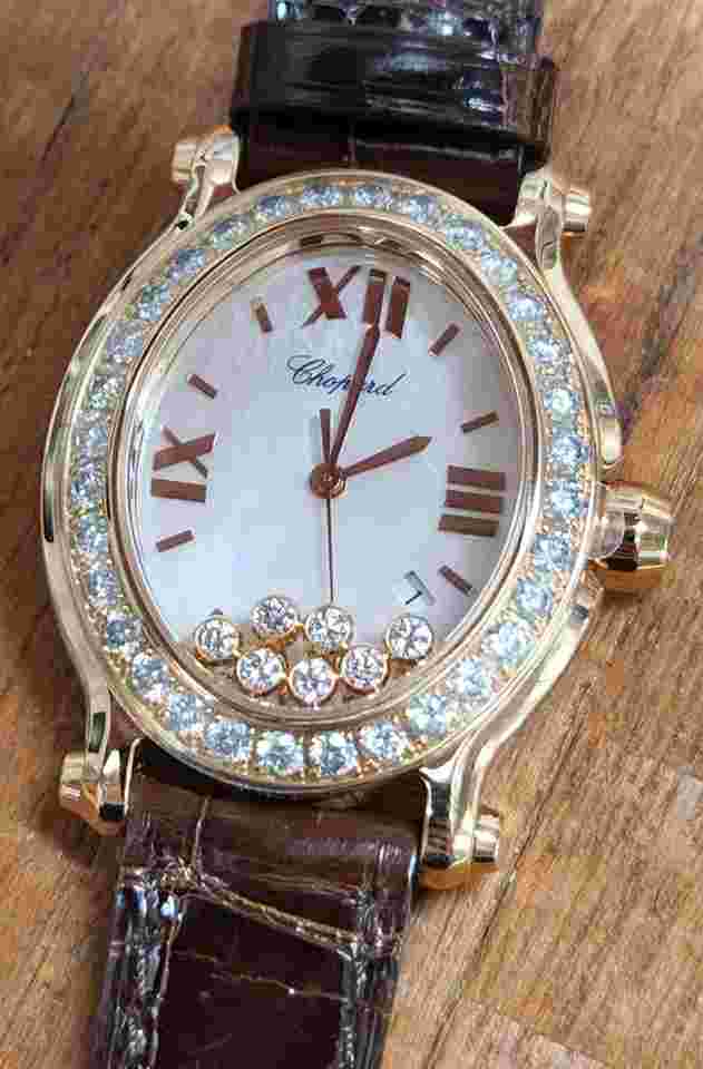 Chopard Happy Sport
                           
                                 Oval Rose Gold With Diamonds NEW UNWORN 275350-5003