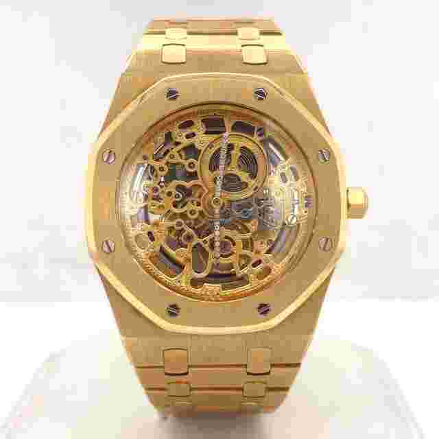 Audemars Piguet Royal Oak
                           
                                 Skeleton 39 mm 18k Yellow Gold Limited Men's 14789BA