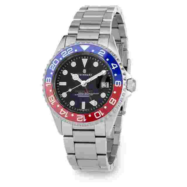 Steinhart Ocean 1
                           
                                 ONE Blue Red Swiss 42mm Men's Diver Watch 103-1099 Pepsi