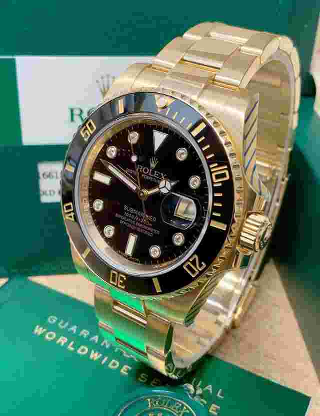 Rolex Submariner Date
                           
                                 Diamond Dial SERVICED BY ROLEX