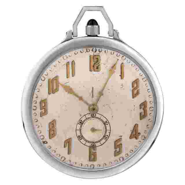 Waltham
                           
                                 pocket watch Platinum 42mm watch