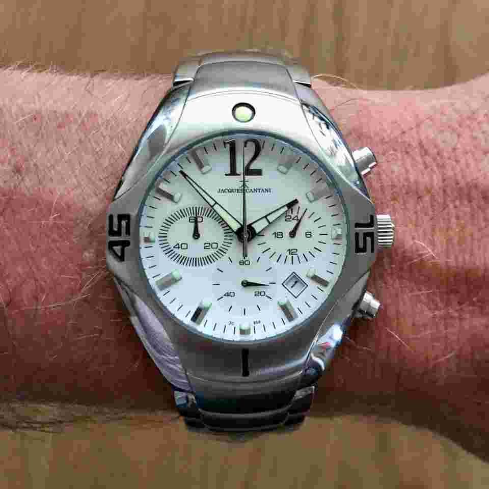 Jacques Cantani - SURFER / 10 ATM CHRONOGRAPH / JustDate JAPAN movt / 40x55mm case / FULL set 