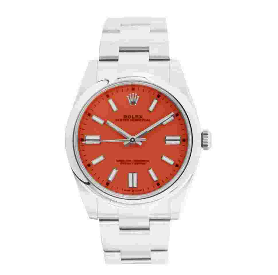 Rolex Oyster Perpetual 41
2021 Oyster Perpetual 41mm “Coral Red” 124300 Stainless Steel Oyster Bracelet “In Stock”
