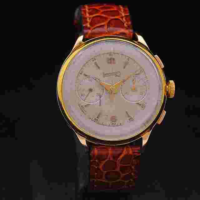 Eberhard & Co. Extra-Fort
                           
                                 50s 18 kt rose gold 39 mm ref 14007 manual serviced