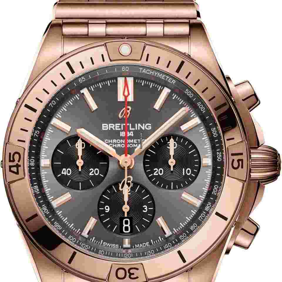 Breitling Chronomat 42
                           
                                 NEW 2023 Chronomat B01 42 18KT Red Gold RB0134101B1R1