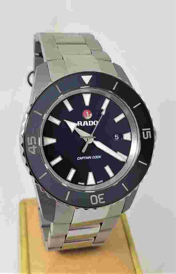 Rado HyperChrome Captain Cook
                           
                                 New RADO Captain Cook Automatic Black Dial Men's Titanium Watch R32501203