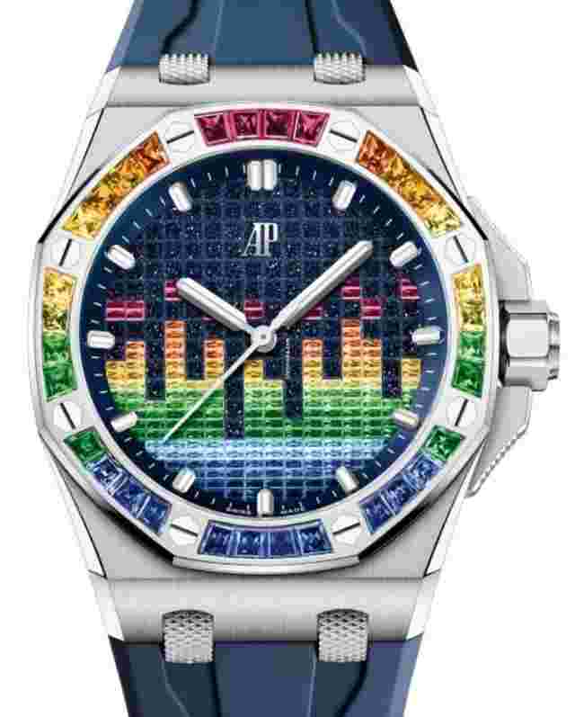 Audemars Piguet Royal Oak
                           
                                 Music Edition White Gold Blue Dial 15601BC.YY.D343CA.01