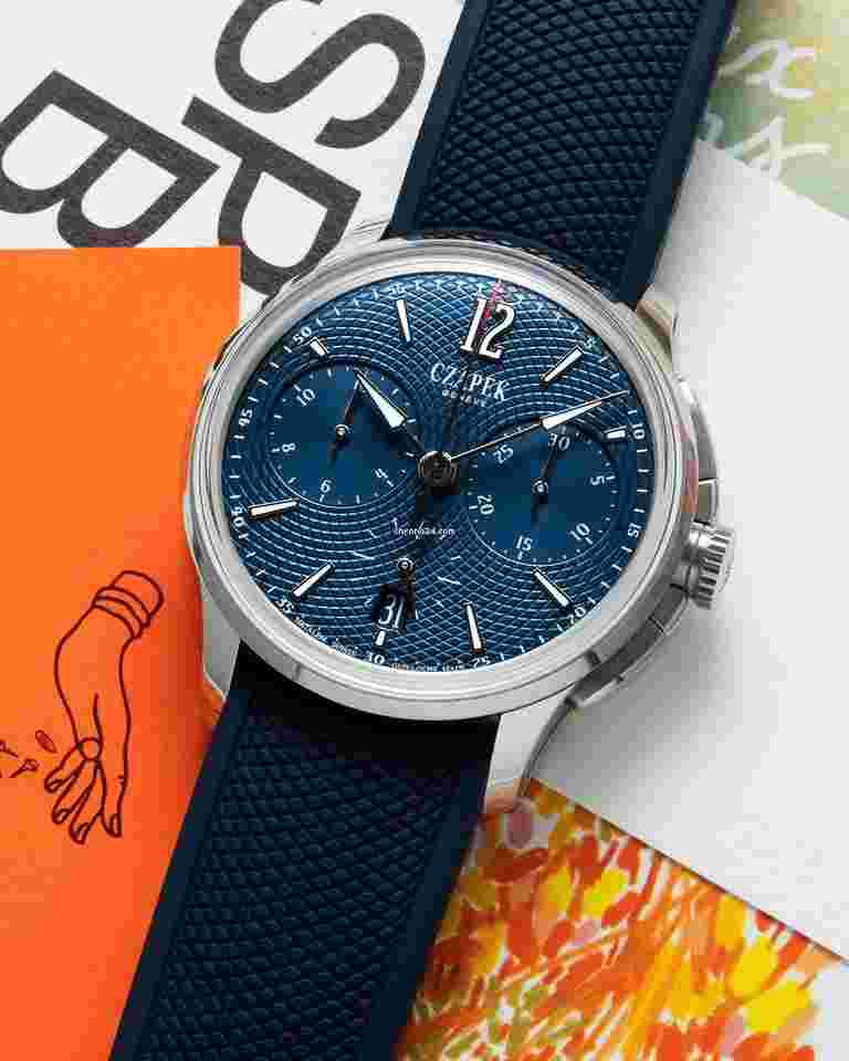 Czapek
                           
                                 Faubourg De Cracovie Chronograph L'Heure Bleu