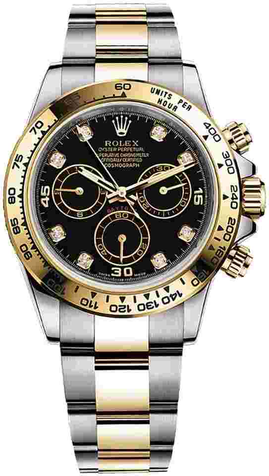 Rolex Daytona
                           
                                 116503 Two Tone Black Diamond Dial Unworn 2023