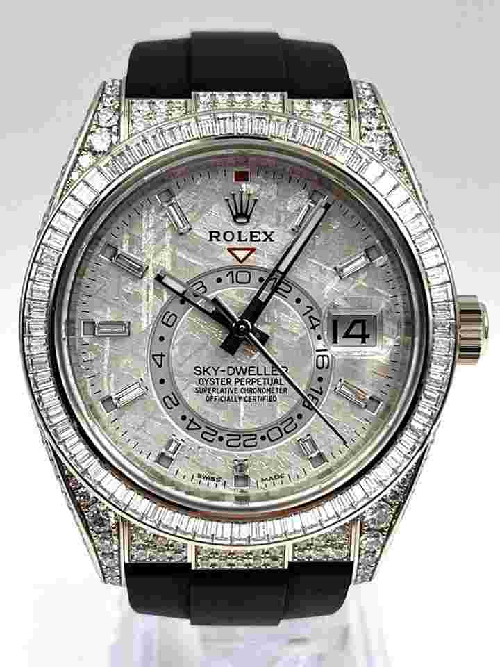 Rolex Sky-Dweller
326259TBR White Gold Meteorite Dial Oysterflex Unworn 2022