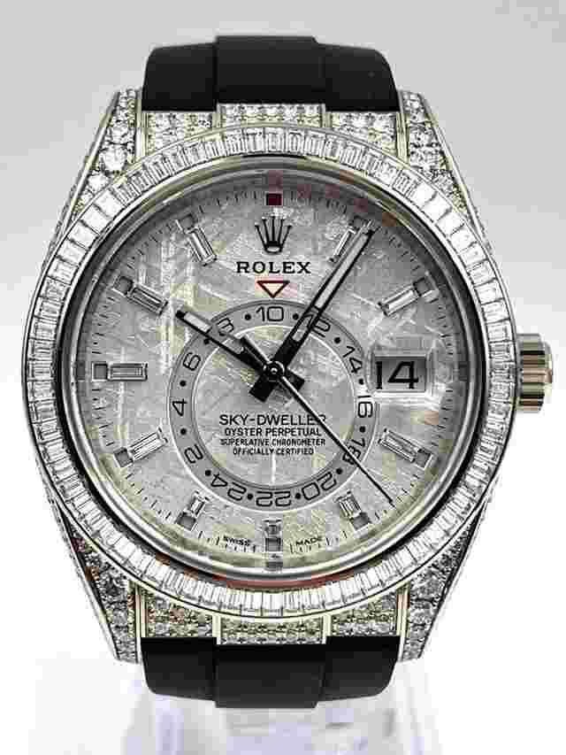 Rolex Sky-Dweller
                           
                                 326259TBR White Gold Meteorite Dial Oysterflex Unworn 2022