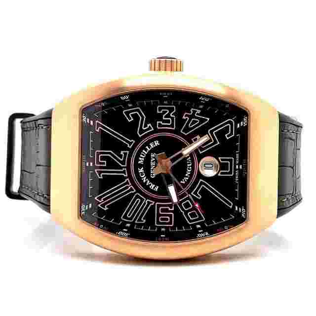 Franck Muller Vanguard
                           
                                 18k Rose Gold 44mm Case Diameter Date Ref. V 45 SC DT