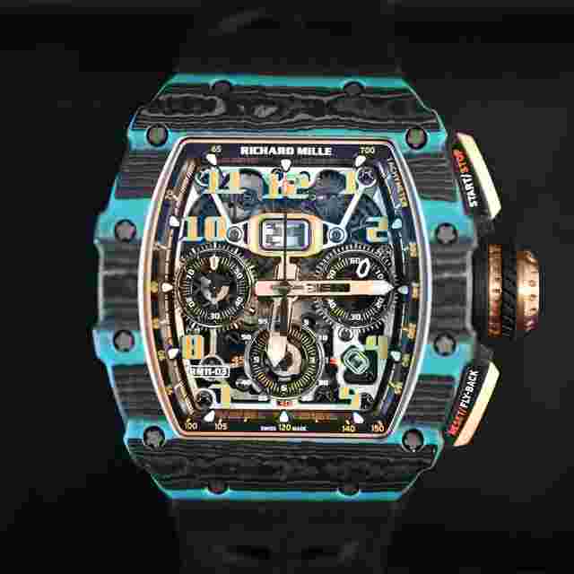 Richard Mille RM 011
                           
                                 RM11-03 Ultimate Edition Carbon Turquoise Quartz TPT Limited 200 Pieces